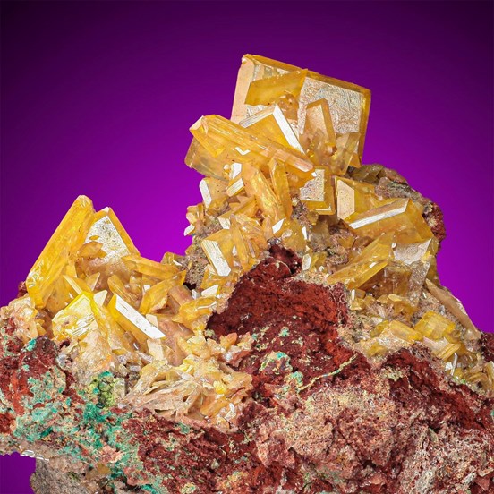 Wulfenite-Tsumeb Mine | Tsumeb | Otjikoto Region | Namibia
